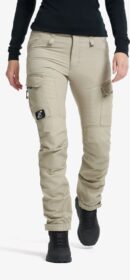 RevolutionRace Ulkoiluhousut, Vaellushousut & Retkeilyhousut – Beige – RVRC GP Pants Naiset Aluminium, Koko:XL