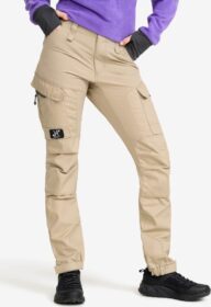 RevolutionRace Ulkoiluhousut, Vaellushousut & Retkeilyhousut – Beige – RVRC GP Pants Naiset Aluminium, Koko:XS