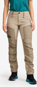RevolutionRace Ulkoiluhousut, Vaellushousut & Retkeilyhousut – Beige – RVRC GP Pro Pants Naiset Aluminium/Brindle, Koko:XL