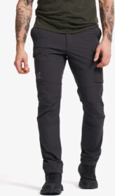RevolutionRace Ulkoiluhousut, Vaellushousut & Retkeilyhousut – Harmaa – Adventure Cargo Stretch Pants Miehet Anthracite, Koko:S