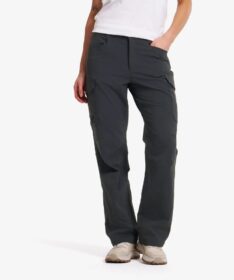 RevolutionRace Ulkoiluhousut, Vaellushousut & Retkeilyhousut – Harmaa – Vista Outdoor Cargo Pants Naiset Anthracite, Koko:3XL