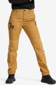 RevolutionRace Ulkoiluhousut, Vaellushousut & Retkeilyhousut – Keltainen – Nordwand Pants Naiset Dijon, Koko:M