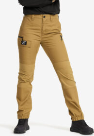 RevolutionRace Ulkoiluhousut, Vaellushousut & Retkeilyhousut – Keltainen – Nordwand Pants Naiset Dijon, Koko:XS