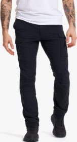 RevolutionRace Ulkoiluhousut, Vaellushousut & Retkeilyhousut – Musta – Adventure Cargo Stretch Pants Miehet Black, Koko:S