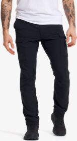RevolutionRace Ulkoiluhousut, Vaellushousut & Retkeilyhousut – Musta – Adventure Cargo Stretch Pants Miehet Black, Koko:M