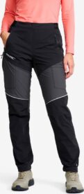 RevolutionRace Ulkoiluhousut, Vaellushousut & Retkeilyhousut – Musta – Dynamic Pro Wind Pants Naiset Black/Anthracite, Koko:M