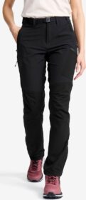 RevolutionRace Ulkoiluhousut, Vaellushousut & Retkeilyhousut – Musta – Elevate Pro Hiking Pants Naiset Black, Koko:S