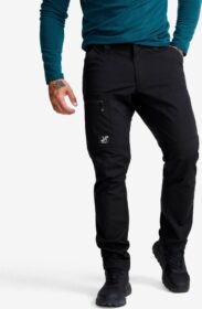 RevolutionRace Ulkoiluhousut, Vaellushousut & Retkeilyhousut – Musta – Field Outdoor Pants Miehet Black, Koko:S