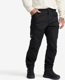 RevolutionRace Ulkoiluhousut, Vaellushousut & Retkeilyhousut – Musta – Field Pro Warm Outdoor Pants Miehet Black, Koko:L