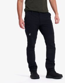 RevolutionRace Ulkoiluhousut, Vaellushousut & Retkeilyhousut – Musta – Nordwand Stretch Pants Miehet Black, Koko:L