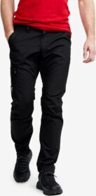 RevolutionRace Ulkoiluhousut, Vaellushousut & Retkeilyhousut – Musta – Outdoor Basic Pants Miehet Black, Koko:2XL