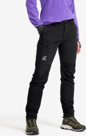 RevolutionRace Ulkoiluhousut, Vaellushousut & Retkeilyhousut – Musta – Rambler Lightweight Pants Naiset Black, Koko:XL