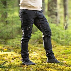 RevolutionRace Ulkoiluhousut, Vaellushousut & Retkeilyhousut – Musta – Rambler Lightweight Pro Pants Miehet Black, Koko:4XL