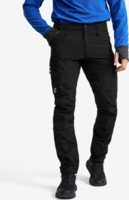 RevolutionRace Ulkoiluhousut, Vaellushousut & Retkeilyhousut – Musta – RVRC GP Pants Miehet Black, Koko:2XL