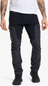 RevolutionRace Ulkoiluhousut, Vaellushousut & Retkeilyhousut – Musta – RVRC GP Pants Miehet Jetblack, Koko:L