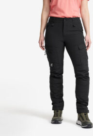 RevolutionRace Ulkoiluhousut, Vaellushousut & Retkeilyhousut – Musta – RVRC GP Pants Naiset Black, Koko:XL