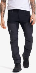 RevolutionRace Ulkoiluhousut, Vaellushousut & Retkeilyhousut – Musta – RVRC GP Pro Pants Miehet Jetblack, Koko:2XL