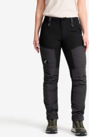 RevolutionRace Ulkoiluhousut, Vaellushousut & Retkeilyhousut – Musta – RVRC GP Pro Pants Naiset Jetblack, Koko:XS