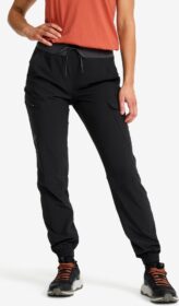 RevolutionRace Ulkoiluhousut, Vaellushousut & Retkeilyhousut – Musta – Verge Stretch Cargo Pants Naiset Black, Koko:4XL
