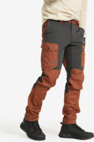 RevolutionRace Ulkoiluhousut, Vaellushousut & Retkeilyhousut – Oranssi – Rambler Lightweight Pro Pants Miehet Dusty Orange/Anthracite, Koko:XS