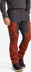 RevolutionRace Ulkoiluhousut, Vaellushousut & Retkeilyhousut – Punainen – RVRC GP Pants Miehet Smoked Paprika/Anthracite, Koko:2XL