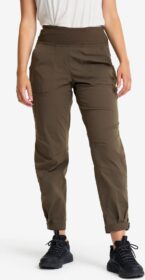 RevolutionRace Ulkoiluhousut, Vaellushousut & Retkeilyhousut – Ruskea – Breezy Curved Ankle Stretch Pants Naiset Mud, Koko:M