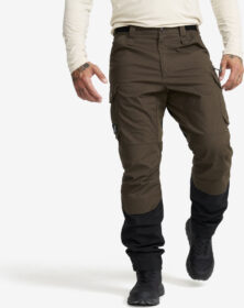RevolutionRace Ulkoiluhousut, Vaellushousut & Retkeilyhousut – Ruskea – Field Pro Warm Outdoor Pants Miehet Mud/Black, Koko:M