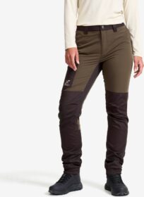 RevolutionRace Ulkoiluhousut, Vaellushousut & Retkeilyhousut – Ruskea – Rambler Lightweight Pants Naiset Mud/Espresso, Koko:XL