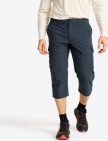 RevolutionRace Ulkoiluhousut, Vaellushousut & Retkeilyhousut – Sininen – Adventure 3/4 Cargo Stretch Pants Miehet Blueberry, Koko:M