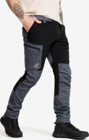 RevolutionRace Ulkoiluhousut, Vaellushousut & Retkeilyhousut – Sininen – Rambler Lightweight Pants Miehet Turbulence Blue/Black, Koko:4XL
