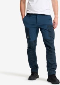 RevolutionRace Ulkoiluhousut, Vaellushousut & Retkeilyhousut – Sininen – Rambler Lightweight Pro Pants Miehet Moonlit Ocean/Blueberry, Koko:XS
