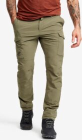 RevolutionRace Ulkoiluhousut, Vaellushousut & Retkeilyhousut – Vihreä – Adventure Cargo Stretch Pants Miehet Kalamata, Koko:XS