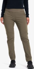 RevolutionRace Ulkoiluhousut, Vaellushousut & Retkeilyhousut – Vihreä – Breezy Outdoor Stretch Pants Naiset Light Moss Gray, Koko:2XL