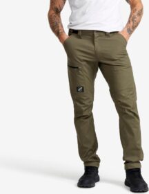 RevolutionRace Ulkoiluhousut, Vaellushousut & Retkeilyhousut – Vihreä – Field Outdoor Pants Miehet Grape Leaf, Koko:L