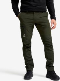 RevolutionRace Ulkoiluhousut, Vaellushousut & Retkeilyhousut – Vihreä – Rambler Lightweight Pants Miehet Rosin Green, Koko:L