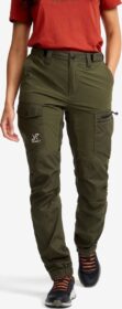 RevolutionRace Ulkoiluhousut, Vaellushousut & Retkeilyhousut – Vihreä – Rambler Lightweight Pro Pants Naiset Forest Night, Koko:L