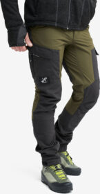 RevolutionRace Ulkoiluhousut, Vaellushousut & Retkeilyhousut – Vihreä – RVRC GP Pants Miehet Dark Olive, Koko:L