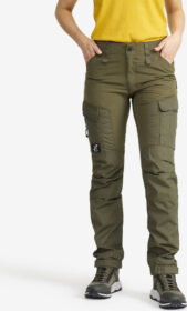 RevolutionRace Ulkoiluhousut, Vaellushousut & Retkeilyhousut – Vihreä – RVRC GP Pants Naiset Olive Night, Koko:XS