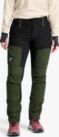 RevolutionRace Ulkoiluhousut, Vaellushousut & Retkeilyhousut – Vihreä – RVRC GP Pro Pants Naiset Forest Green, Koko:2XL