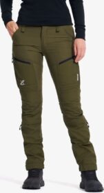 RevolutionRace Ulkoiluhousut, Vaellushousut & Retkeilyhousut – Vihreä – RVRC GP Pro Rescue Pants Naiset Dark Olive 2.0, Koko:L