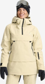 RevolutionRace Ulkoilutakki, Kuoritakki & Tuulitakki – Beige – AccXel Insulated 2L Ski Anorak Naiset Eucalyptus, Koko:2XL