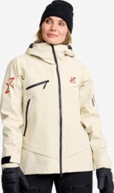 RevolutionRace Ulkoilutakki, Kuoritakki & Tuulitakki – Beige – Atlas 3L Ski Jacket Naiset Peyote, Koko:L