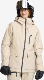 RevolutionRace Ulkoilutakki, Kuoritakki & Tuulitakki – Beige – AccXel 2L Insulated Ski Jacket Naiset Peyote, Koko:XL