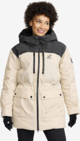 RevolutionRace Ulkoilutakki, Kuoritakki & Tuulitakki – Beige – Outdoor Parka Naiset Peyote, Koko:M