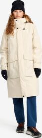 RevolutionRace Ulkoilutakki, Kuoritakki & Tuulitakki – Beige – Rhyme 2L Insulated Parka Naiset Oatmeal, Koko:XS