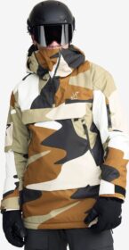 RevolutionRace Ulkoilutakki, Kuoritakki & Tuulitakki – Harmaa – AccXel Insulated 2L Ski Anorak Miehet Anthracite/Rubber, Koko:S