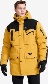 RevolutionRace Ulkoilutakki, Kuoritakki & Tuulitakki – Keltainen – Saviour Tech 2L Insulated Parka Miehet Harvest Gold, Koko:L