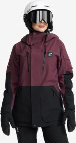 RevolutionRace Ulkoilutakki, Kuoritakki & Tuulitakki – Liila – AccXel 2L Ski Jacket Naiset Mauve Wine/Black, Koko:L