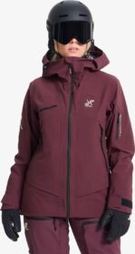 RevolutionRace Ulkoilutakki, Kuoritakki & Tuulitakki – Liila – Atlas 3L Ski Jacket Naiset Mauve Wine, Koko:XL