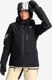 RevolutionRace Ulkoilutakki, Kuoritakki & Tuulitakki – Musta – AccXel Insulated 2L Ski Jacket Naiset Black, Koko:2XL